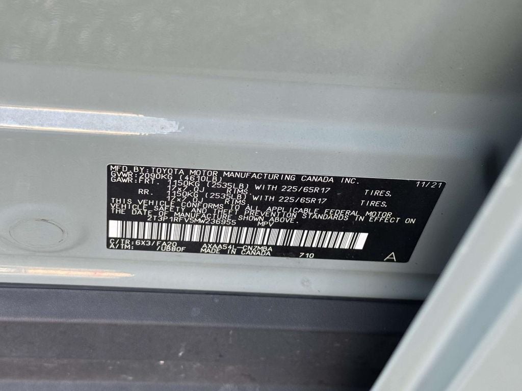 2021 Toyota RAV4 XLE