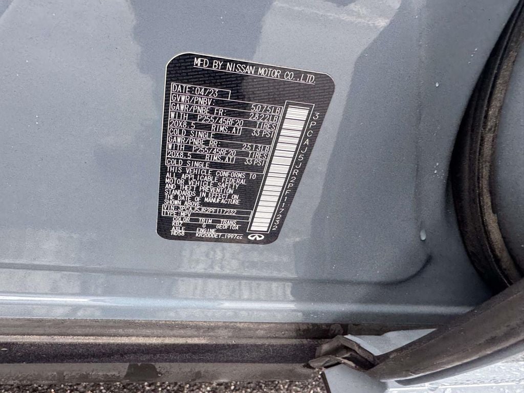 2023 INFINITI QX55 LUXE