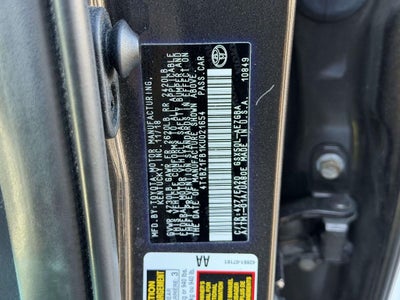 2019 Toyota Avalon XLE