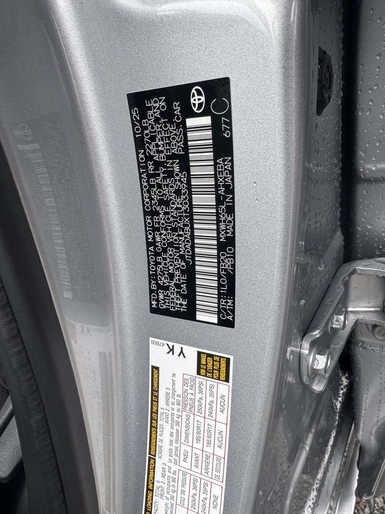 2026 Toyota Prius LE