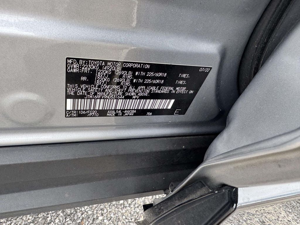 2022 Toyota RAV4 Hybrid SE