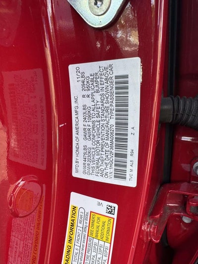 2021 Honda Accord Sport 2.0T