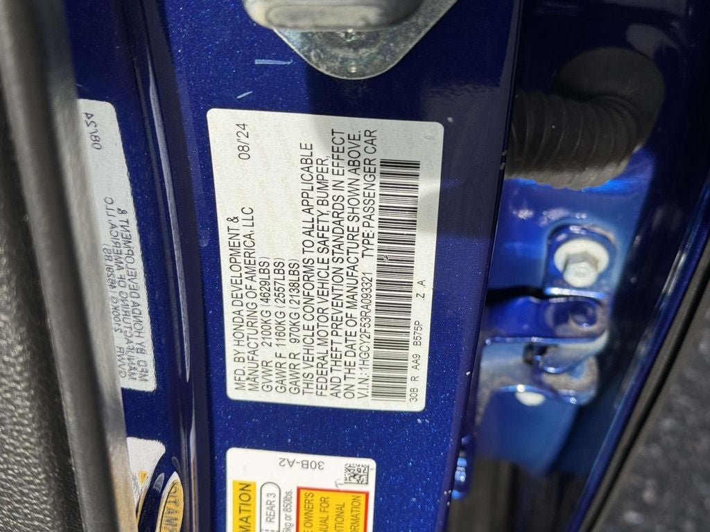 2024 Honda Accord Hybrid Sport