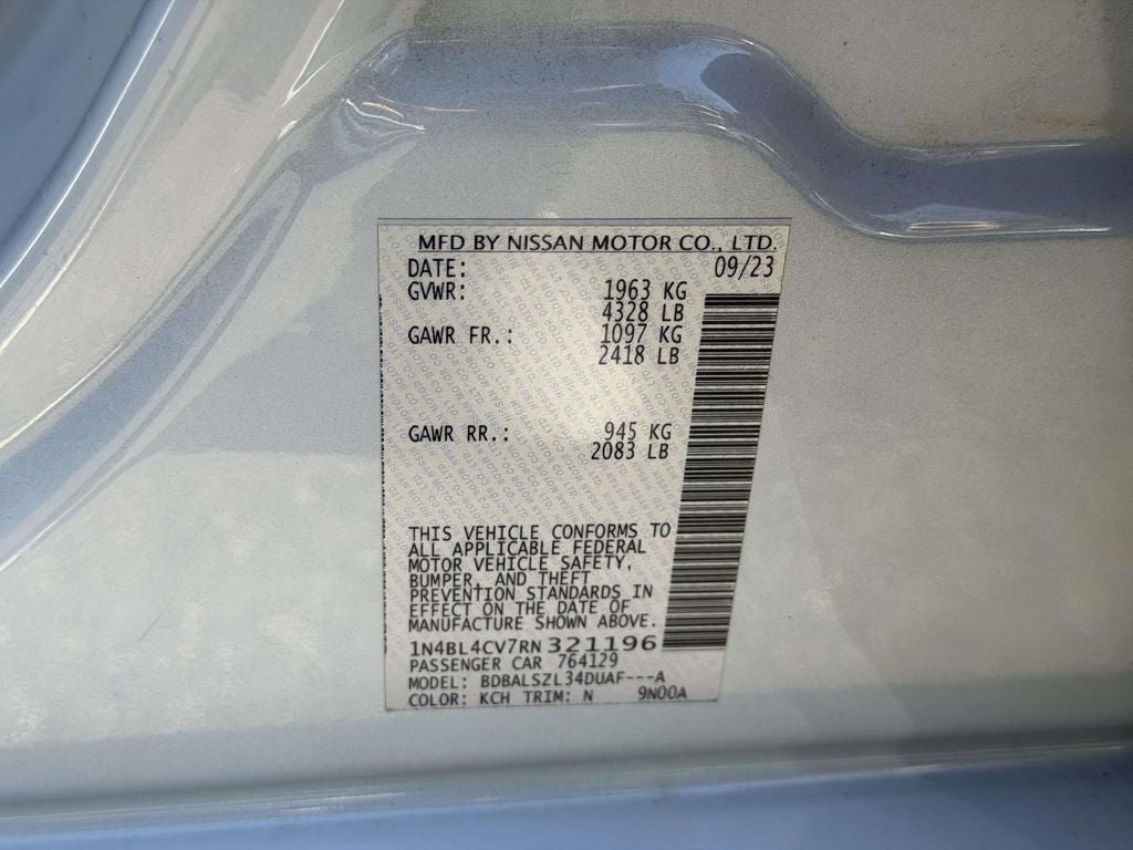 2024 Nissan Altima 2.5 SR