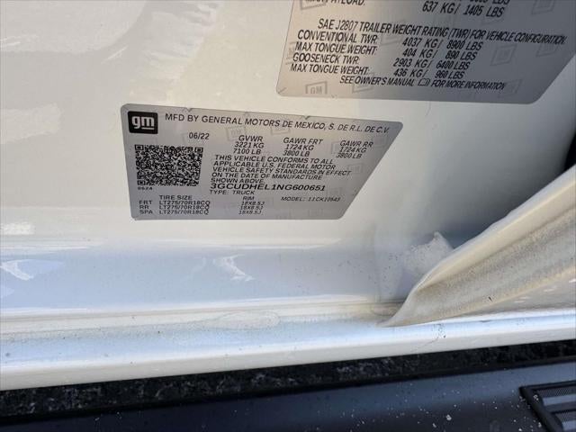 2022 Chevrolet Silverado 1500 ZR2