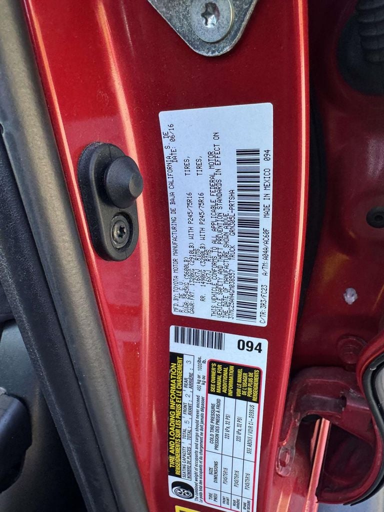 2016 Toyota Tacoma SR5 V6