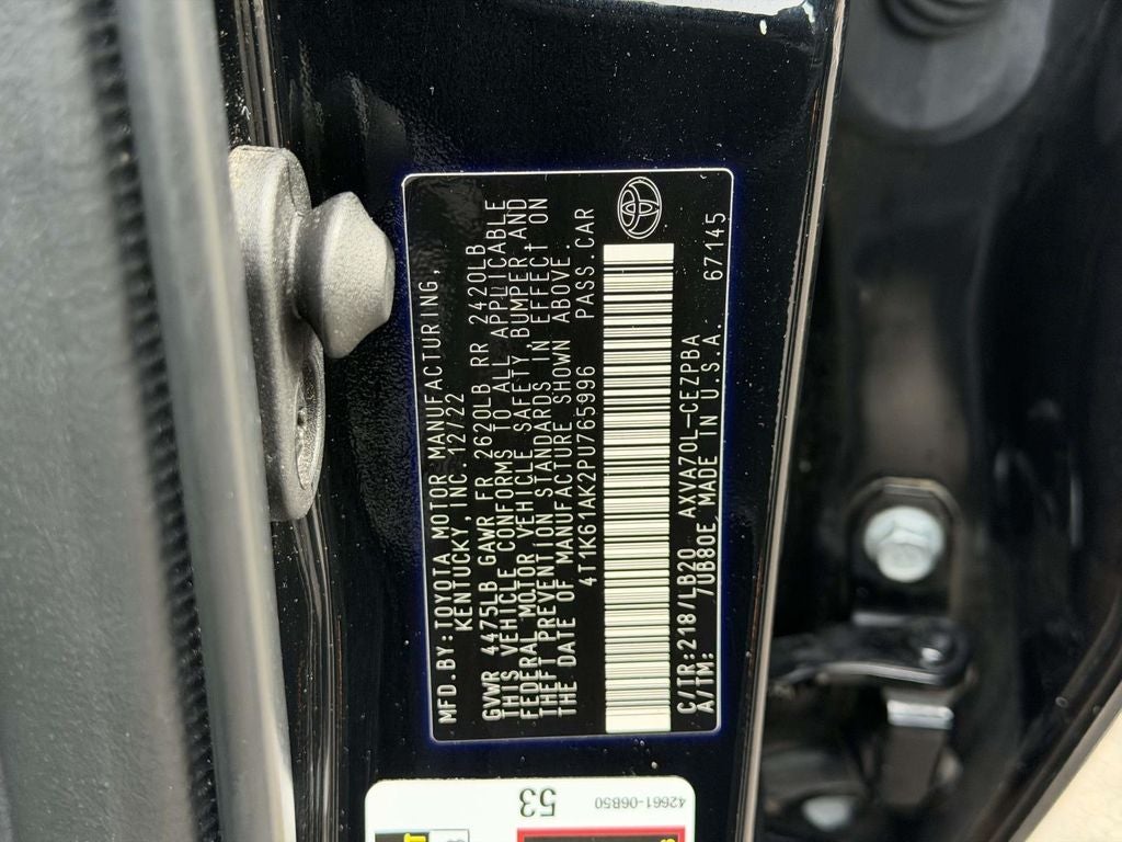 2023 Toyota Camry XSE