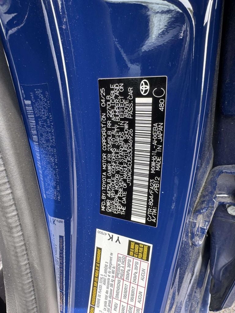 2025 Toyota Prius Plug-In Hybrid phev